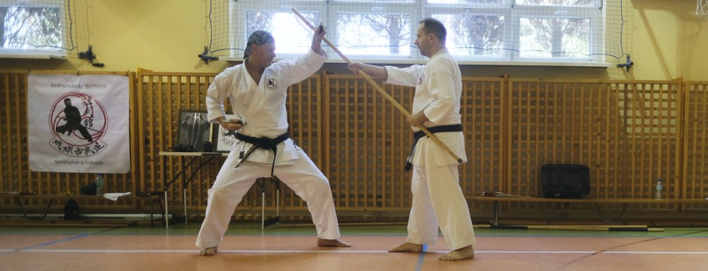 Trening kobudo z Thomasem Podzelny