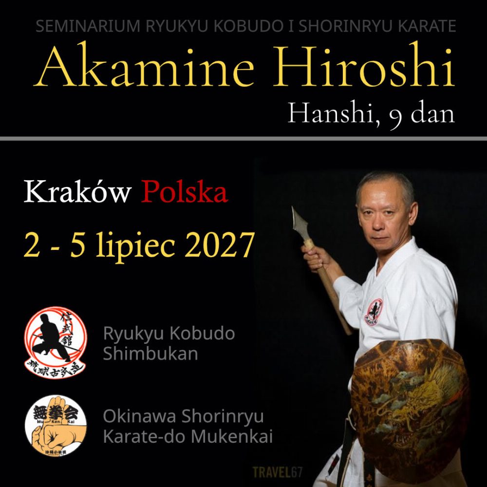Seminarium z Kaicho Akamine Hiroshim - Kraków 2027